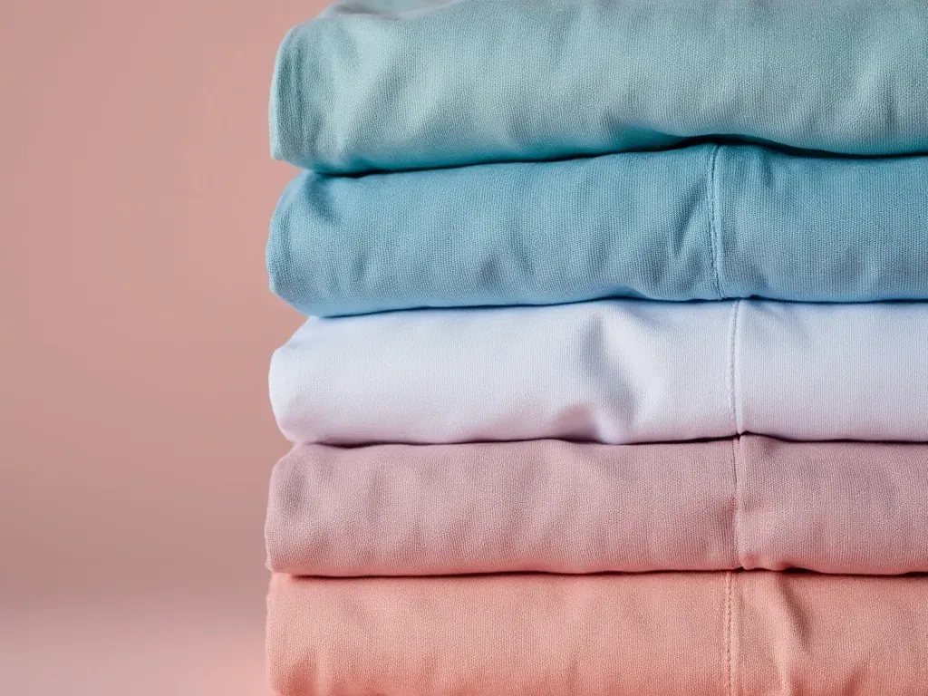 Folded clothes from wash and fold service in Ross