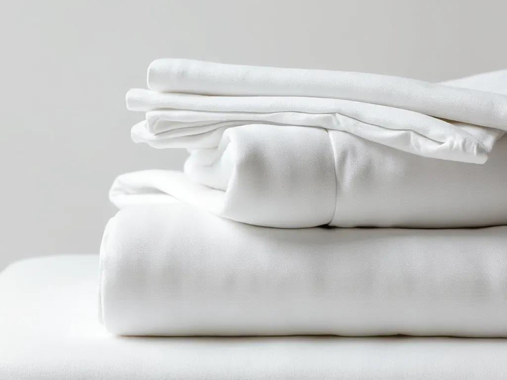Freshly washed sheets from laundry service in Corte Madera