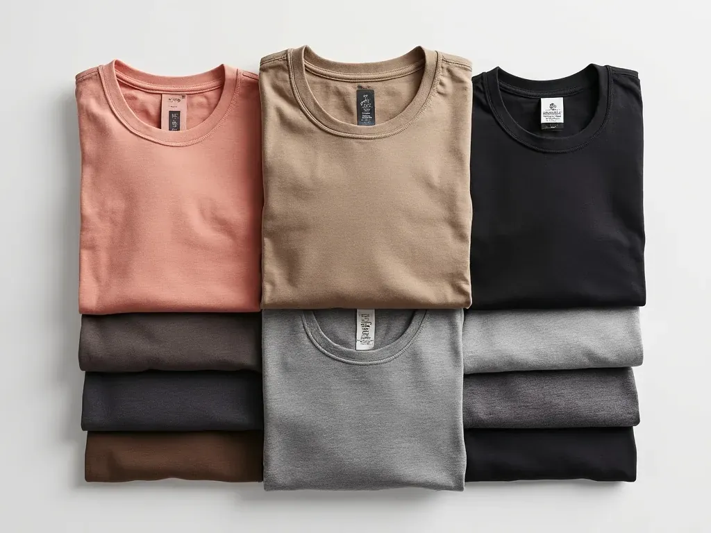 T-shirts prepared for laundry service in Tiburon